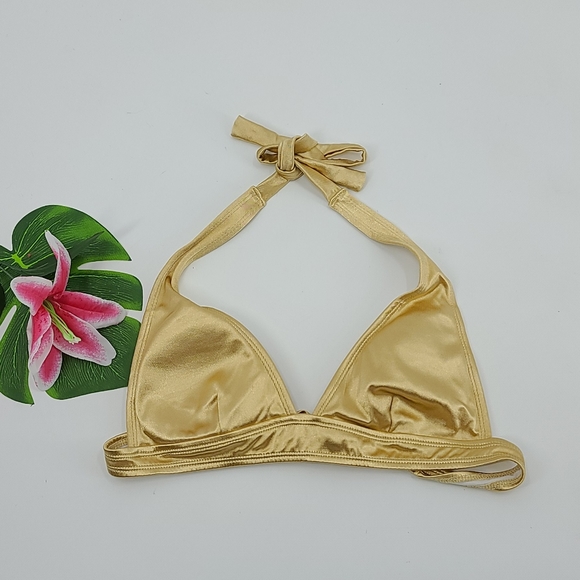 Taunt Other - Taunt gold bikini top. Size medium